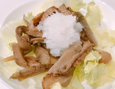 貝ひもサラダ 貝ひもサラダ,貝ひも,和風サラダの写真素材