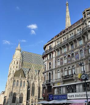 ウィーンの街並み ヨーロッパ,街並み,建物の写真素材