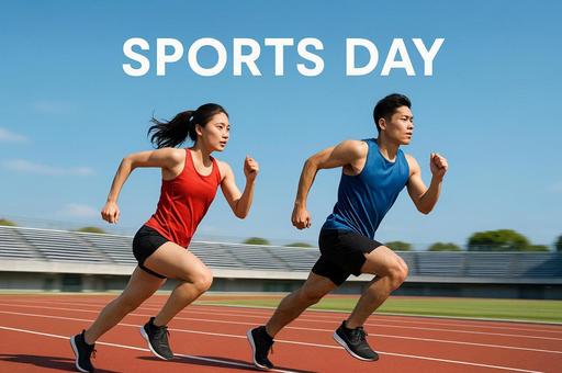 スポーツの日のイメージ スポーツの日のイメージの写真