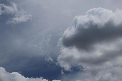 Photo, various, cloud, blue sky, 