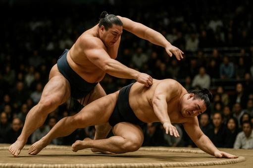 勝利の決め手の写真