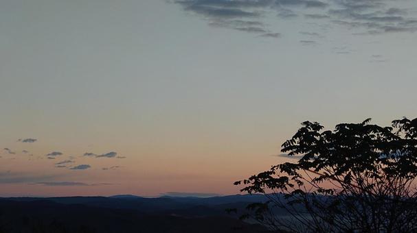 夕焼け 空,風景,自然の写真素材