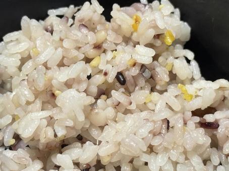 ご飯 ご飯 ご飯,お米,米の写真素材