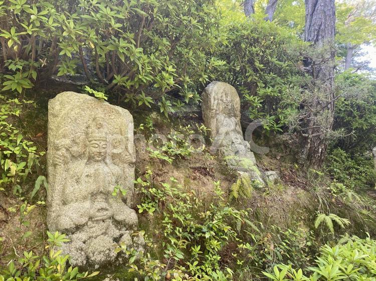 耕三寺お地蔵様 生口島,しまなみ海道,耕三寺の写真素材