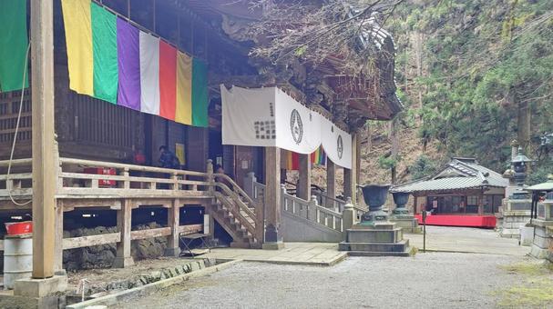 坂東33観音 17番 満願寺 本堂 坂東33観音 17番 満願寺 本堂 満願寺,出流山,本堂の写真素材