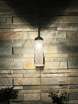 ウォールライト ウォールライト,壁面灯,点灯状態の写真素材