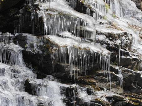 氷柱自然 氷柱自然 三十槌の氷柱,氷柱,氷の写真素材