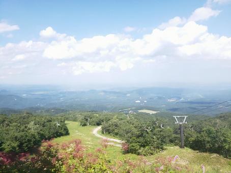 山からの景色 山からの景色の写真