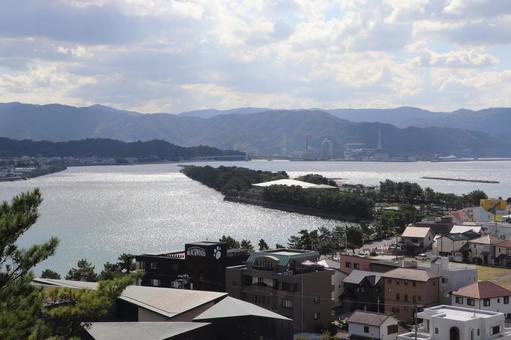 玉津島神社　奠供山からの風景 玉津島神社,奠供山,風景の写真素材