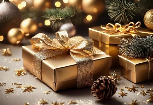 クリスマスプレゼント 装飾イメージ2 クリスマスプレゼント 装飾イメージ2の写真