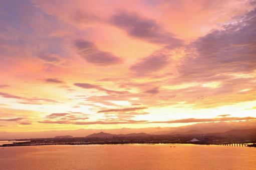 朝焼け 朝焼けの写真
