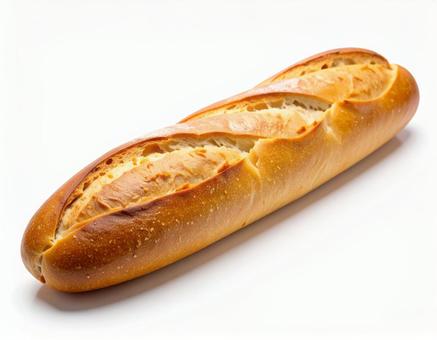 芳ばしいフランスパンのクローズアップの写真