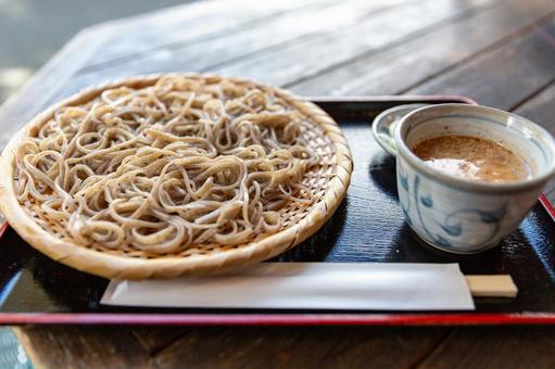 三たての美味しい手打せいろ胡桃蕎麦 蕎麦,和食,麺類の写真素材