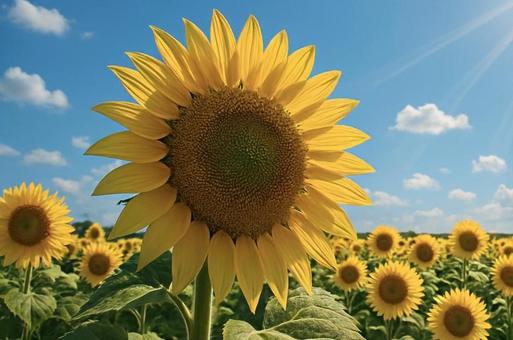 ひまわりの写真