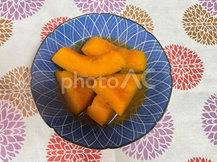 「かぼちゃ（南瓜）」の煮物_03 かぼちゃ,南瓜,煮物の写真素材