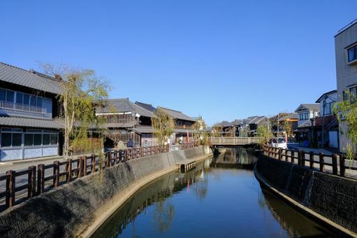 佐原の街並み。 佐原の街並み。 佐原の街並み,佐原,千葉県の写真素材