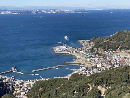 鋸山からの眺め 鋸山からの眺めの写真