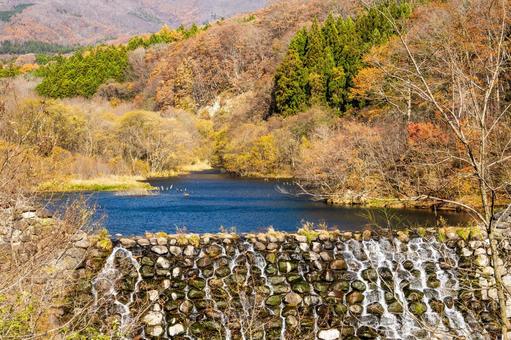 横川砂防ダムの風景⑴ 横川砂防ダム,ダム,砂防ダムの写真素材