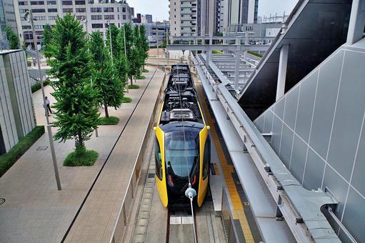 Photo, light line, utsunomiya light rail, tram, 