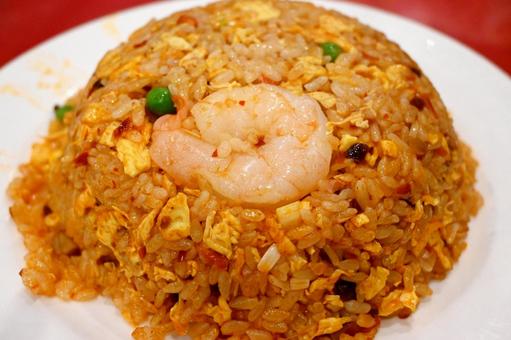 ピリ辛チャーハン チャーハン,炒飯,町中華の写真素材