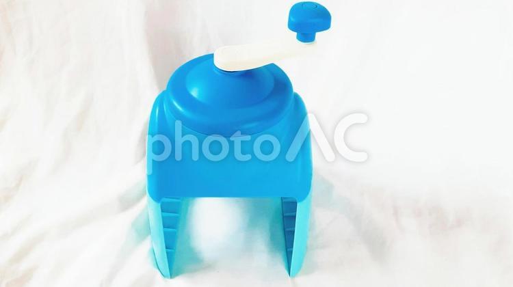 家庭用かき氷器・1 かき氷,氷,夏の写真素材