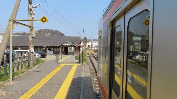 美濃赤坂駅　東海道本線　支線　JR東海 美濃赤坂駅,jr東海,jr貨物の写真素材