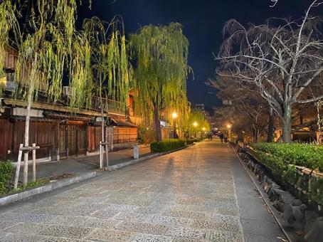 夜の京都 夜の京都 歴史,京都,風景の写真素材
