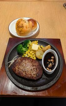 Photo, hamburger, hamburger lunch, teppanyaki, 