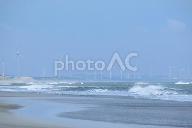 波打ち際の風景 海岸,波,波しぶきの写真素材