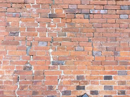 赤レンガの壁 赤レンガ,レンガ,壁の写真素材