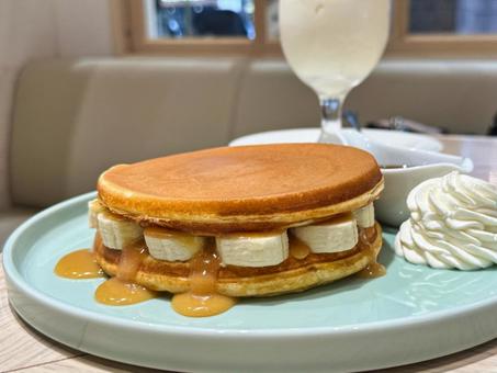 パンケーキ パンケーキ スイーツ,カフェ,パンケーキの写真素材