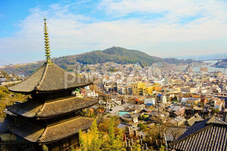 日本の風景 風景写真,風景,寺の写真素材