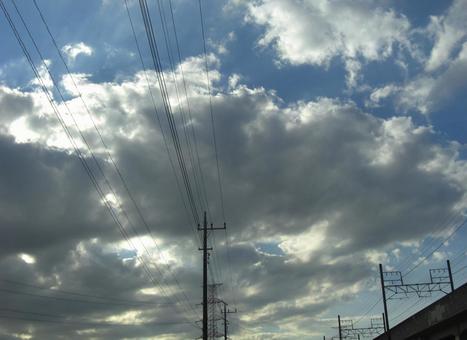 Photo, november, blue sky, sky, 
