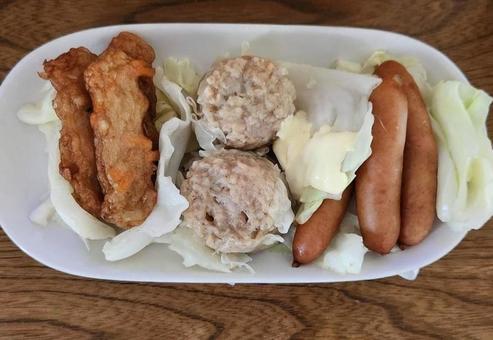 おかず3種 おかず3種の写真