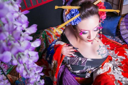 憧れの花魁 憧れの花魁 花魁,女,女性の写真素材