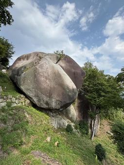 Photo, seedling city, castle ruins, mountain city, 