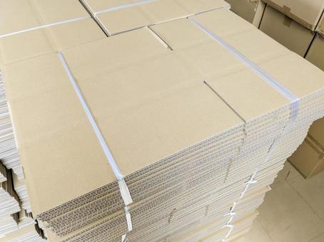 Photo, cardboard, box, flat loading, 