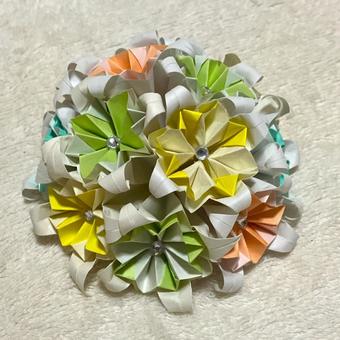 Photo, paper flower, paper craft, origami, 