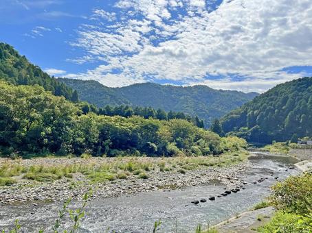 長除大橋から由良川を望む 長除大橋から由良川を望むの写真