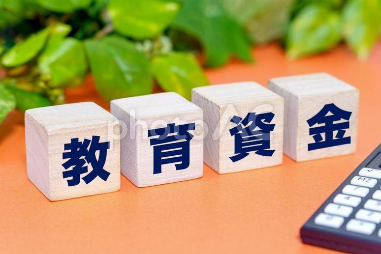 教育資金の文字ブロック 教育資金,教育,資金の写真素材