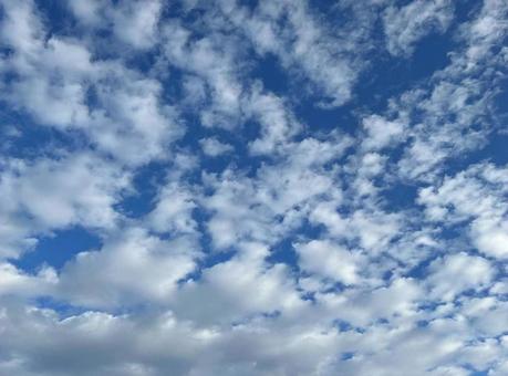 青空と雲 青空と雲の写真