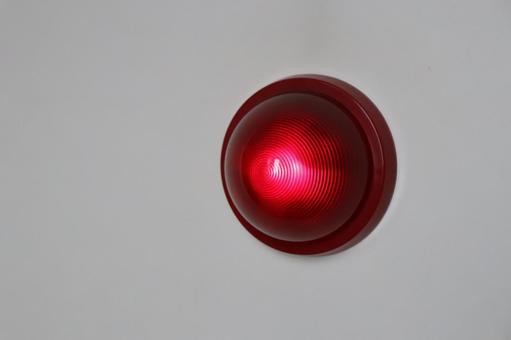 火災報知器の赤いランプ 赤い,ランプ,火災報知器の写真素材