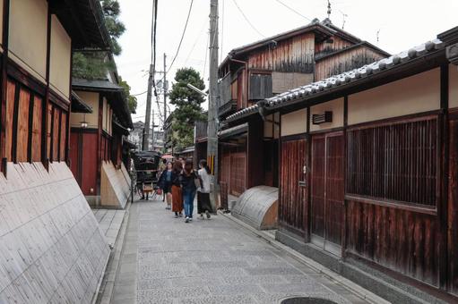 京都東山区　二年坂 京都市,三年坂,清水寺の写真素材