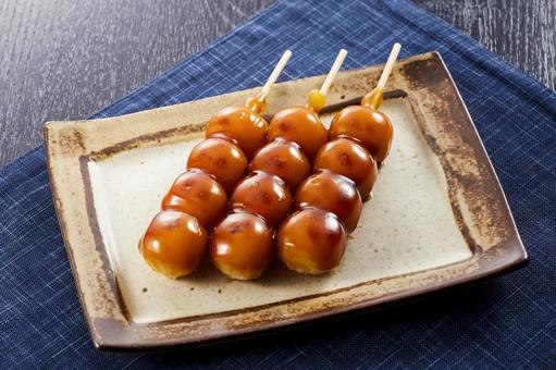 みたらし団子 みたらし団子 みたらし団子,和,食べ物の写真素材