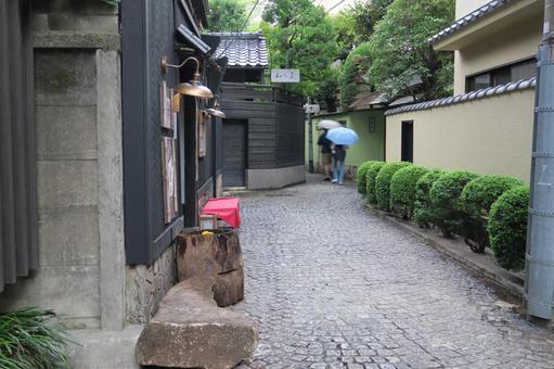 Kagurazaka Hyogo Yokocho in the rain, JPG Kagurazaka Hyogo Yokocho in the rain, JPG