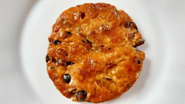 黒大豆醬油せんべい・2 煎餅,お菓子,食べ物の写真素材