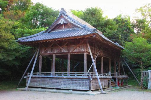 岡山県-中山神社-神楽殿 岡山県-中山神社-神楽殿の写真