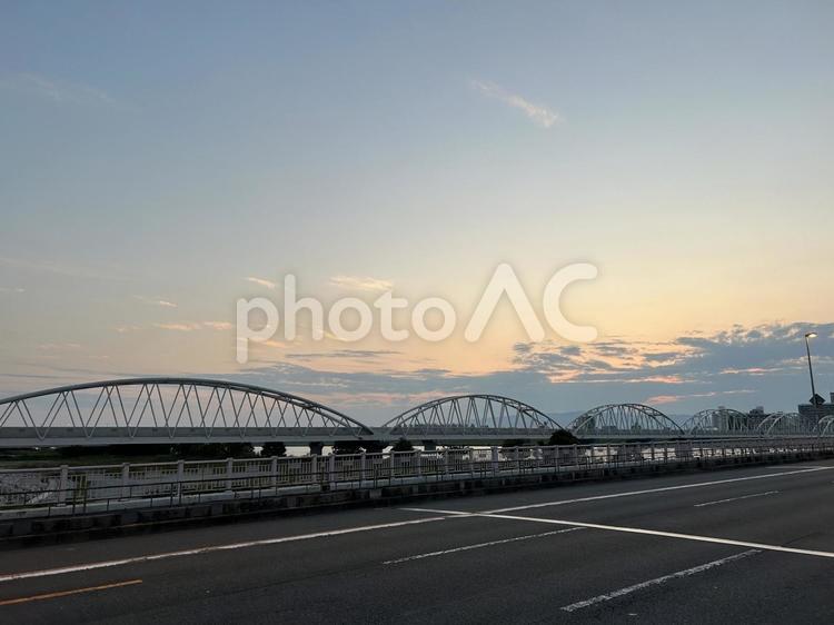 夕暮れ 自然,風景,空の写真素材