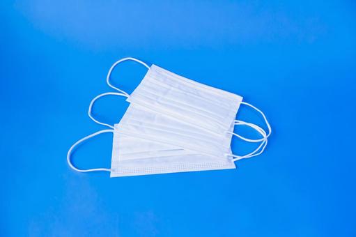 Simple mask on blue background, JPG Simple mask on blue background, JPG