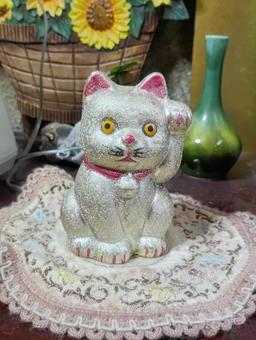 玄関の招き猫 玄関の招き猫の写真